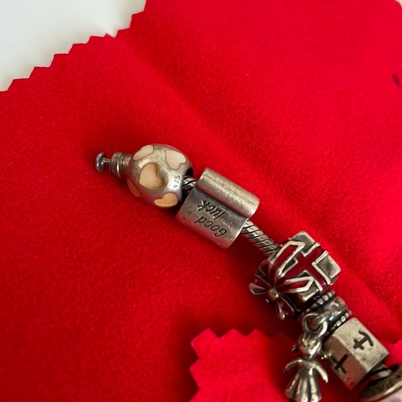 ORIGINAL FULL PANDORA bracelet w charms included - Picture 3 of 12